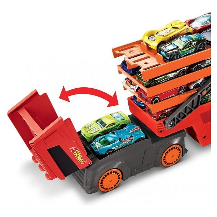 Игровой набор Hot Wheels Грузовик-транспортер (GHR48) изображение 11