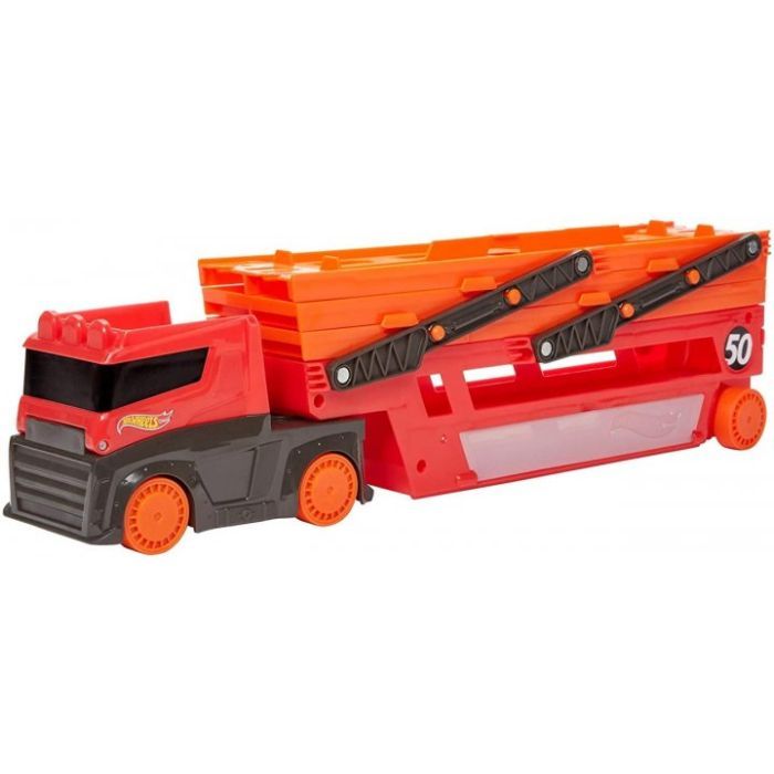 Игровой набор Hot Wheels Грузовик-транспортер (GHR48) изображение 8