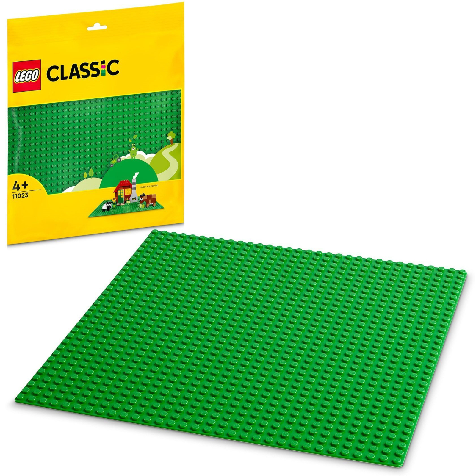 Конструктор LEGO Classic Базовая пластина зеленого цвета (11023) изображение 2
