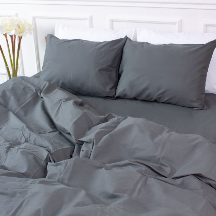 Пододеяльник MirSon Ranforce Elite Бязь 16-7000 Green Grey 220х240 см (2200005715383)