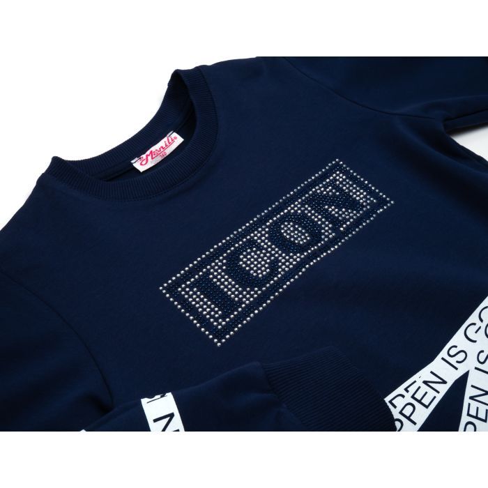 Кофта дитяча Monili "ICON" (8191-164G-blue) зображення 3