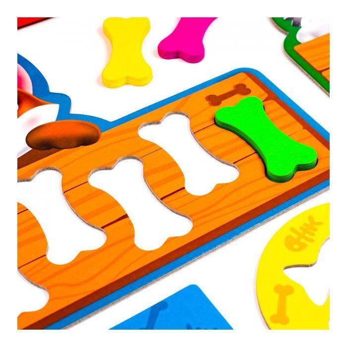 Развивающая игрушка Vladi Toys Игра-сортер Накорми пушистиков (укр) (ZB2002-07) изображение 3