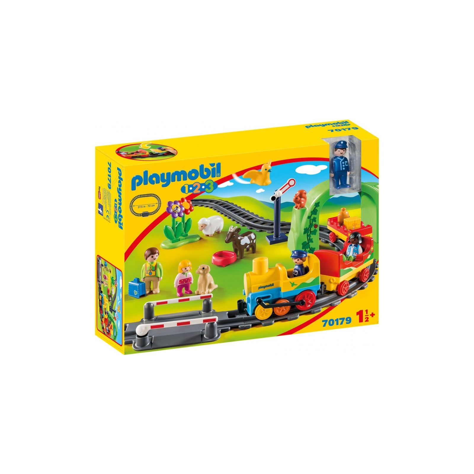 Конструктор Playmobil 1.2.3 Моя первая железная дорога (70179)