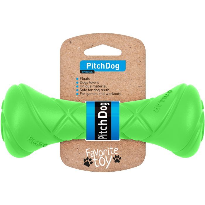 Игрушка для собак Collar PitchDog гантель для апорта 19 см салатовая (62395) изображение 3