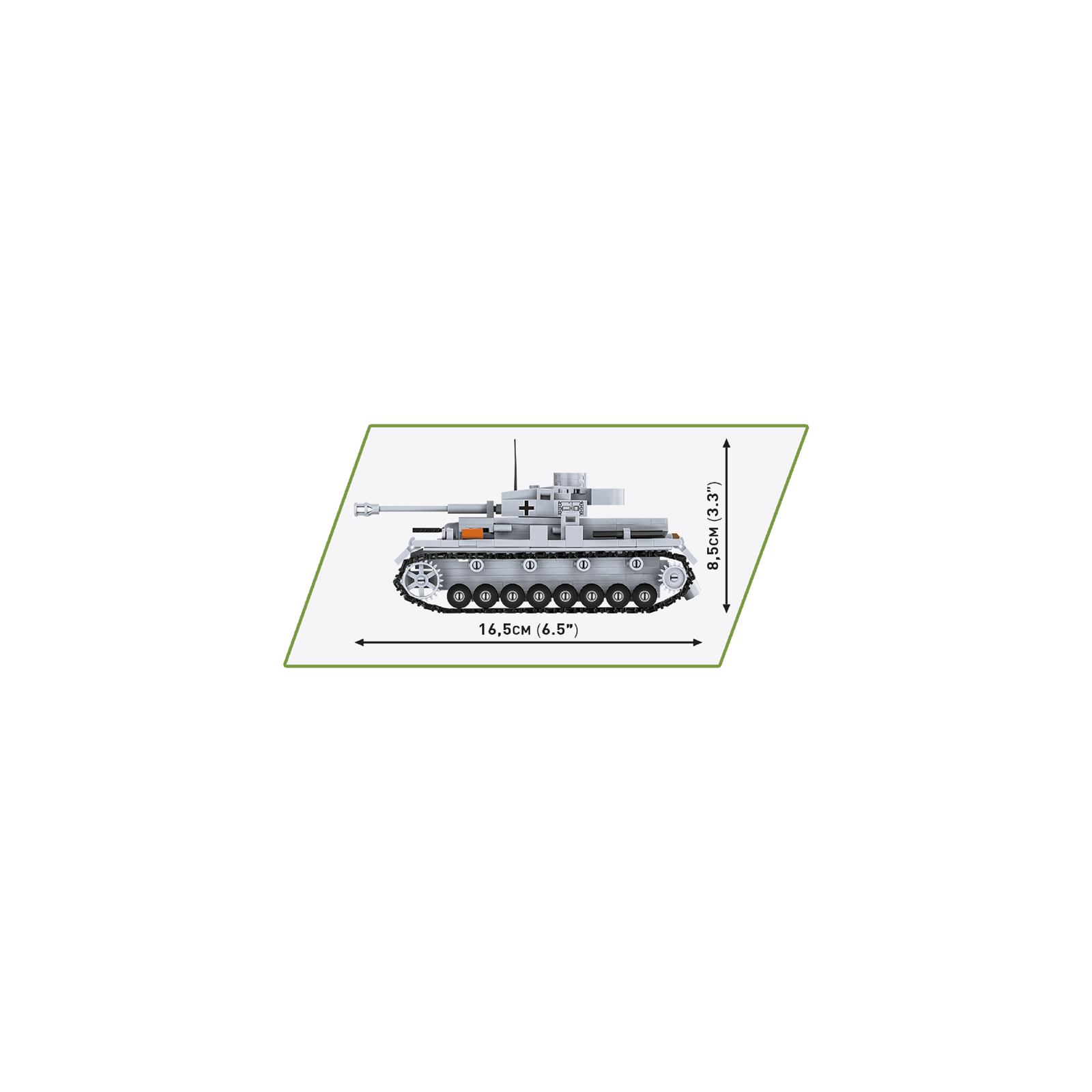 Конструктор Cobi Друга Світова Війна Танк Panzer IV, 390 деталей (COBI-2714) зображення 5