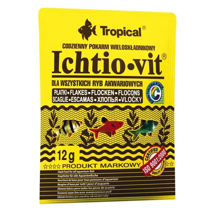 Корм для рыб Tropical Ichtio-vit в хлопьях 60 мл (5900469744017)