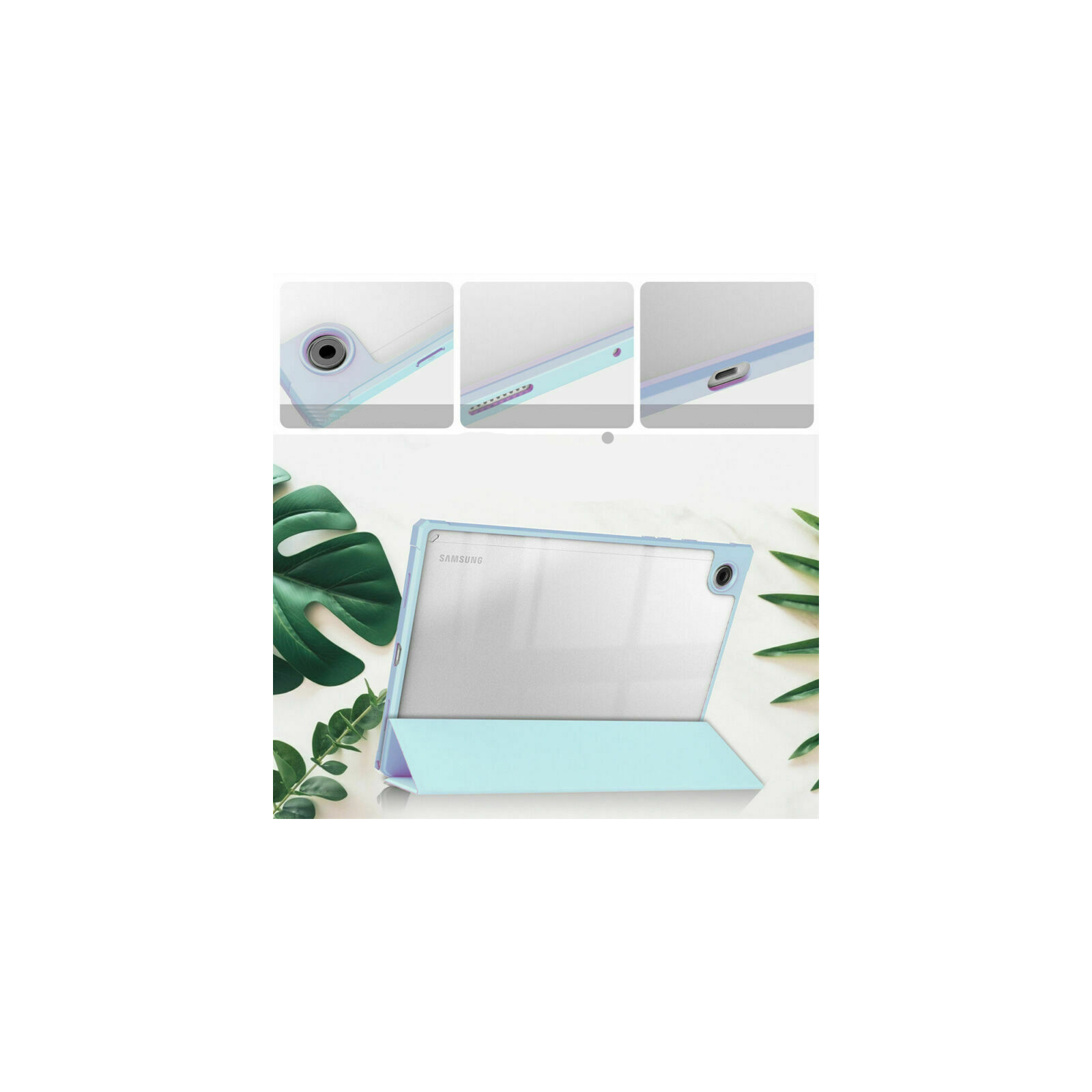 Чехол для планшета BeCover Soft Edge Samsung Galaxy Tab A8 10.5 (2021) SM-X200 / SM-X205 Light Blue (708331) изображение 4