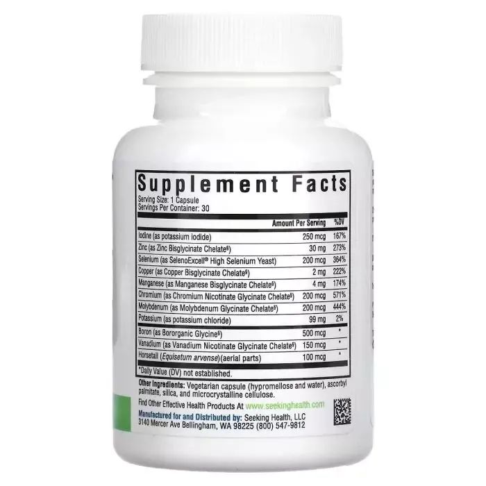 Минералы Seeking Health Комплекс микроэлементов без железа, Trace Minerals Complex, Iron Free (SKH-52126) изображение 2