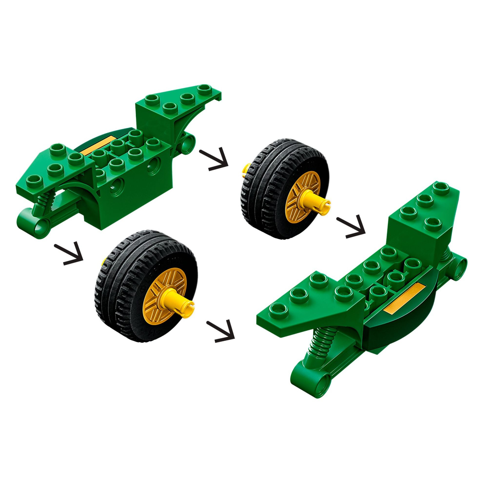 Конструктор LEGO Ninjago Дорожній мотоцикл ніндзя Ллойда 64 деталі (71788) зображення 5