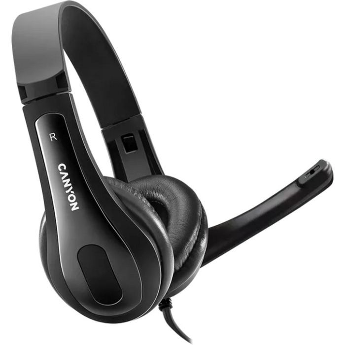 Наушники Canyon CHSU-1 USB Black (CNS-CHSU1B)