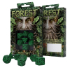 Набор кубиков для настольных игр Q-Workshop Forest 3D Green black Dice Set (7 шт) (SFOR15) изображение 2