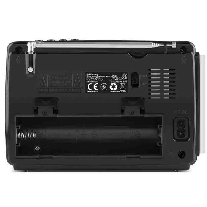 Портативний радіоприймач REAL-EL X-510 Black зображення 6