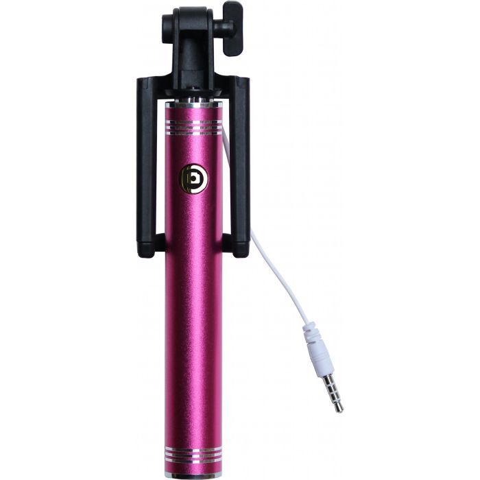 Монопод для селфі Grand-X Metallic 3,5 U-крепление 170-750мм Pink (M35UP) зображення 2