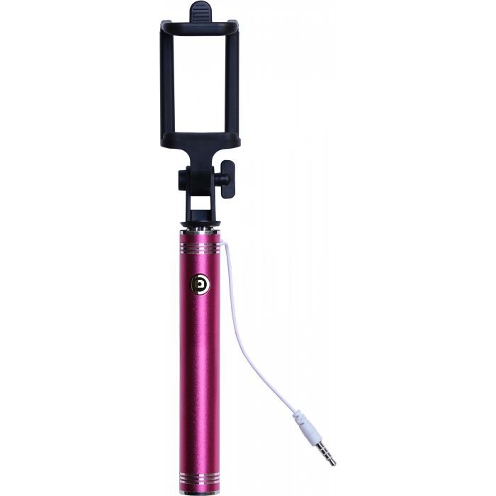 Монопод для селфі Grand-X Metallic 3,5 U-крепление 170-750мм Pink (M35UP) зображення 3