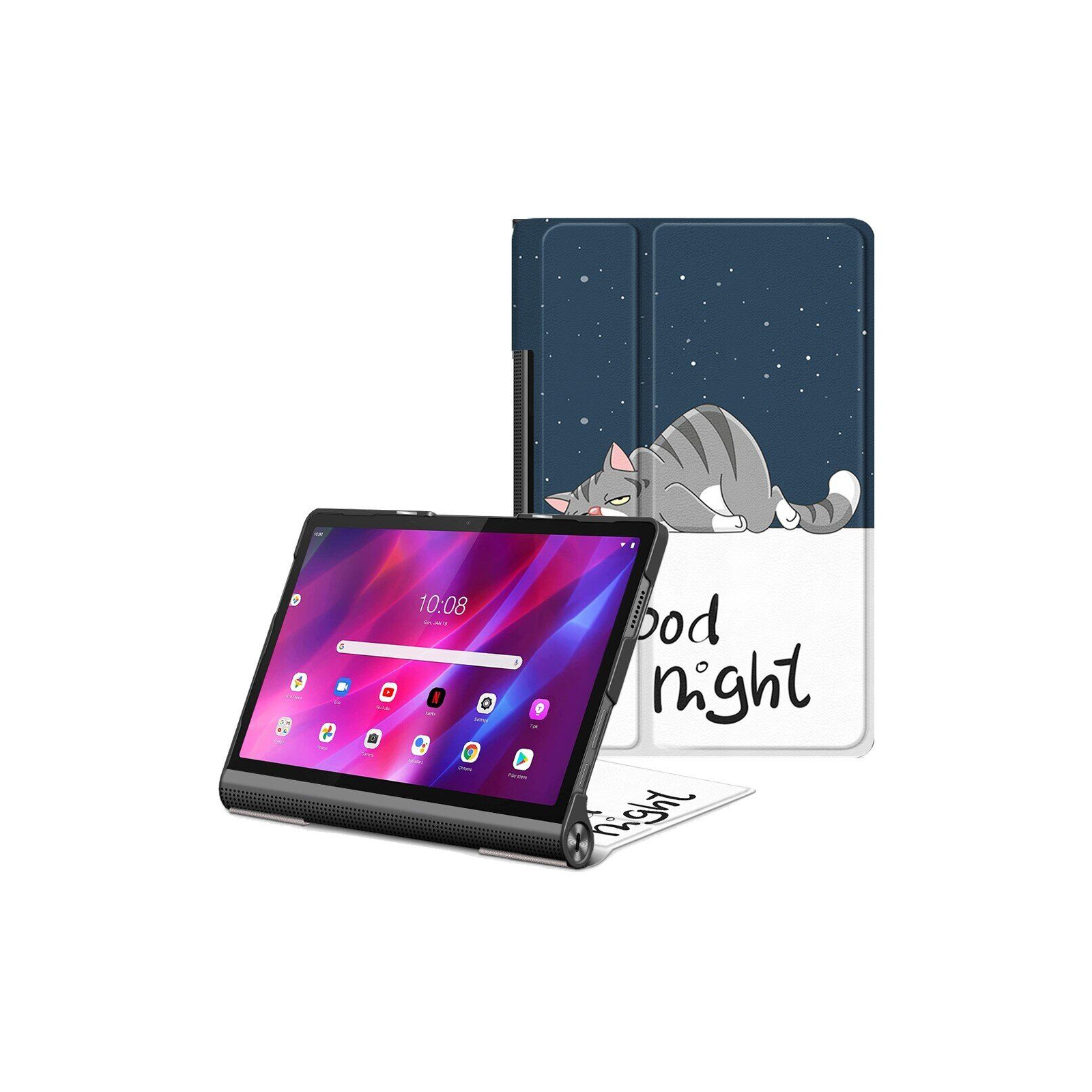 Чехол для планшета BeCover Smart Case Lenovo Yoga Tab 11 YT-706F Good Night (708720) изображение 8