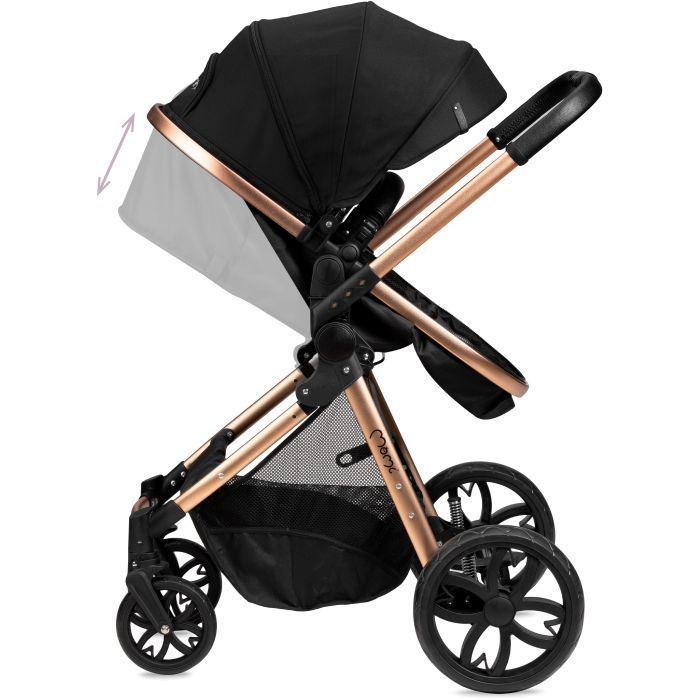 Коляска MoMi 2 в 1 Limuru Black (WOSP00029) изображение 11