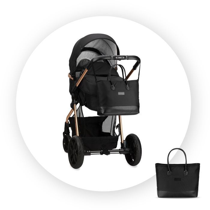 Коляска MoMi 2 в 1 Limuru Black (WOSP00029) изображение 12