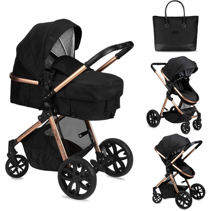 Коляска MoMi 2 в 1 Limuru Black (WOSP00029) изображение 2