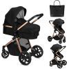 Коляска MoMi 2 в 1 Limuru Black (WOSP00029) изображение 2