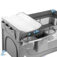 Кроватка Kinderkraft манеж с пеленатором Joy Blue (5902533911288) изображение 10