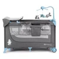 Кроватка Kinderkraft манеж с пеленатором Joy Blue (5902533911288) изображение 2