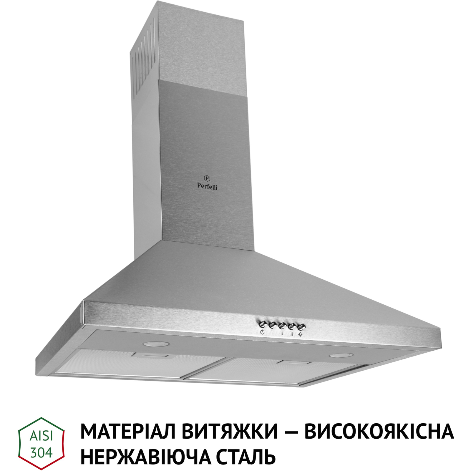 Витяжка кухонна Perfelli K 6402 BL 850 LED зображення 2