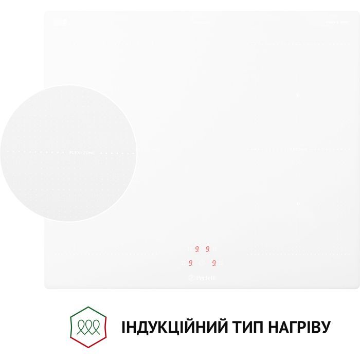 Варочна поверхня Perfelli HI 684 WH зображення 3