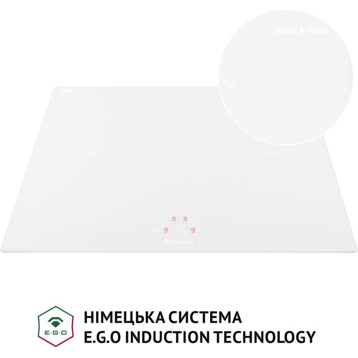 Варочна поверхня Perfelli HI 684 WH зображення 5