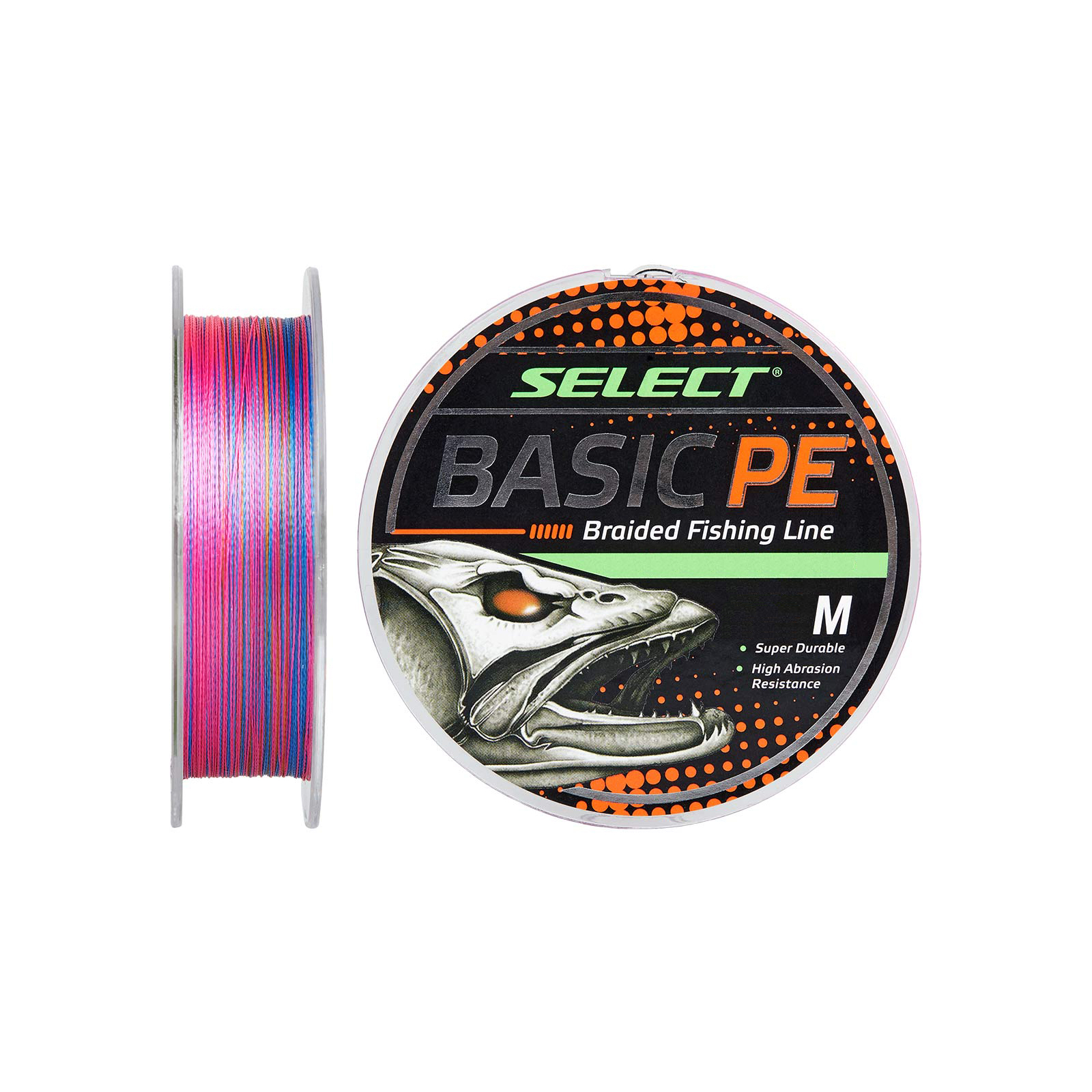 Шнур Select Basic PE 100m Multi Color 0.10mm 10lb/4.8kg (1870.30.79)