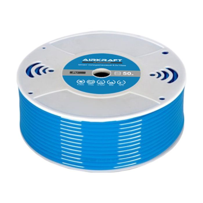 Пневматичний шланг Airkraft поліуретановий у бухті 50м 4*6мм (PU6) > ціни в Києві та Україні Пневматичний шланг Airkraft поліуретановий у бухті 50м 4*6мм (PU6)