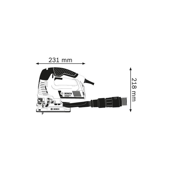 Електролобзик Bosch GST 160 BCE (0.601.518.000) зображення 3