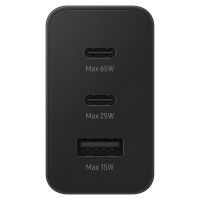Зарядное устройство Samsung 65W Power Adapter Trio (w/o cable) Black (EP-T6530NBEGRU) изображение 2