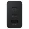 Зарядное устройство Samsung 65W Power Adapter Trio (w/o cable) Black (EP-T6530NBEGRU) изображение 2