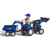 Веломобиль Falk Ranch трактор на педалях с прицепом Синий (3016203090233) (3090W) изображение 7