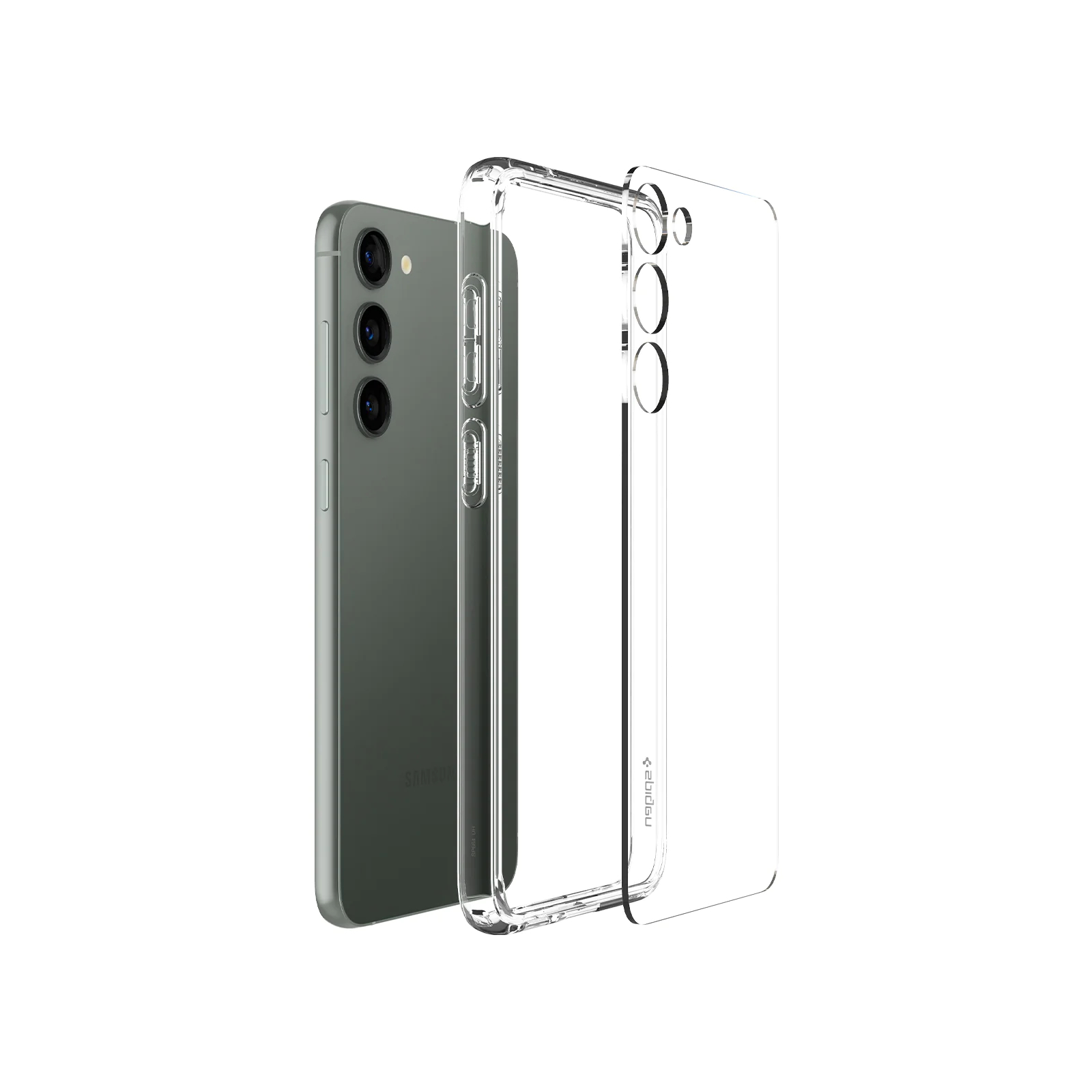 Чехол для мобильного телефона Spigen Samsung Galaxy S23 Plus Ultra Hybrid, Matte Black (ACS05669) изображение 6