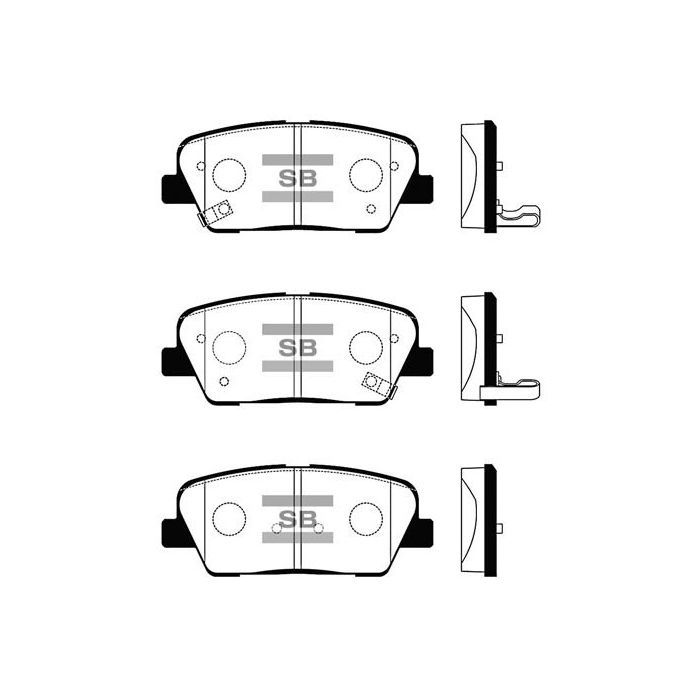 Тормозные колодки HI-Q SP1247