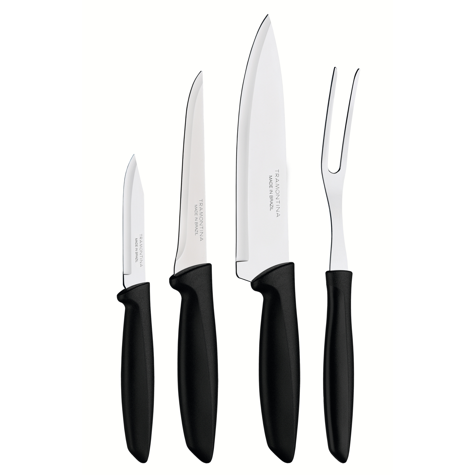 Набор ножей Tramontina Plenus Black 4 шт (23498/031)