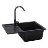 Мойка кухонная Kroner KompositGRB-6550 (CV027412) изображение 5