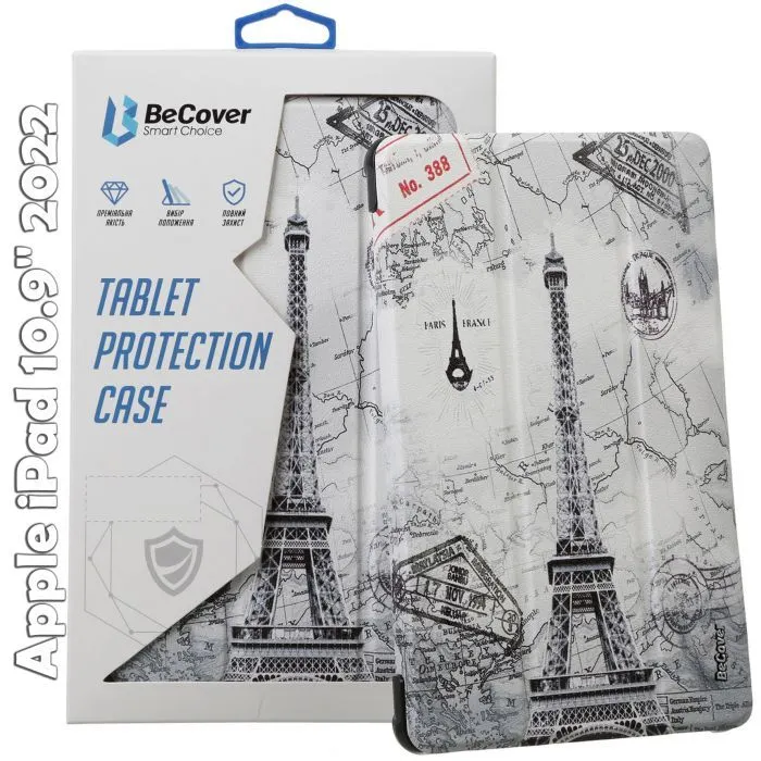 Чохол до планшета BeCover Smart Case Apple iPad 10.9" 2022/24/11" 2025 Paris (709197)