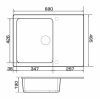 Мойка кухонная GRANADO SALAMANKA white (gr0605) изображение 6