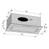 Витяжка кухонна Ventolux PUNTO 52 WH (950) PB зображення 6