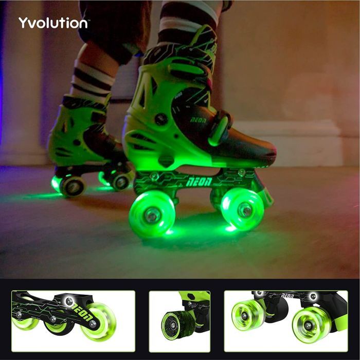Роликові ковзани Neon Сombo Green розмір 34-37 (NT10G4) зображення 10