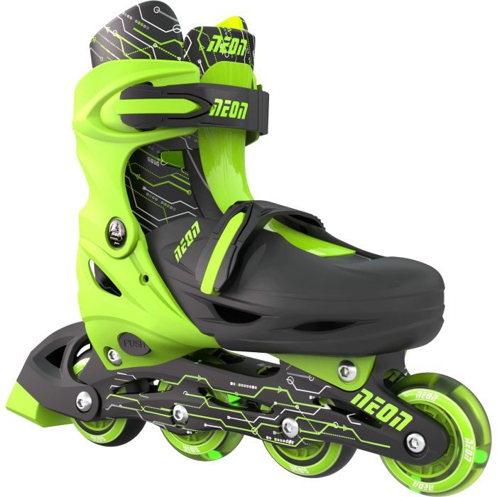 Роликові ковзани Neon Сombo Green розмір 34-37 (NT10G4) зображення 4
