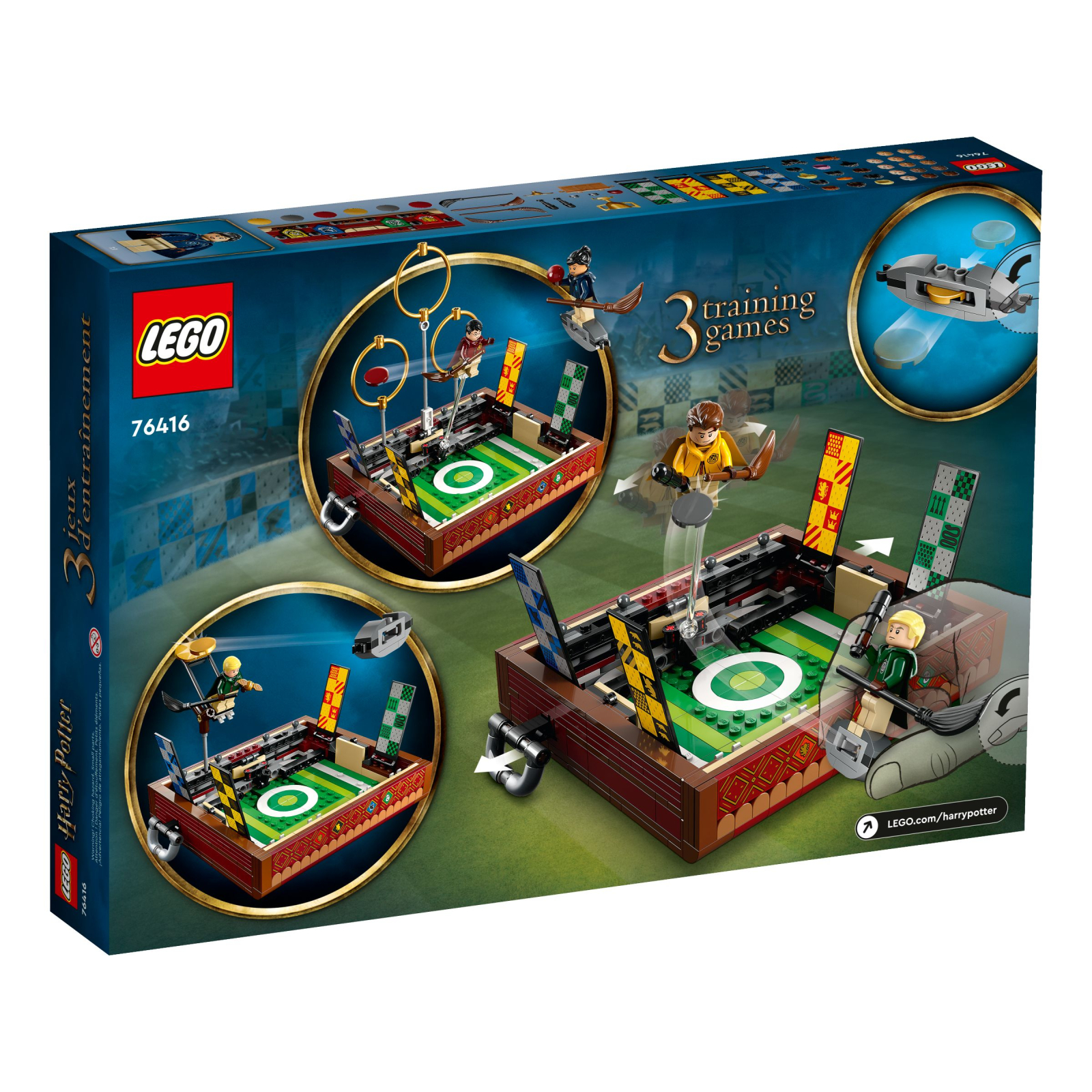 Конструктор LEGO Harry Potter Скриня для квідичу 599 деталей (76416) зображення 9