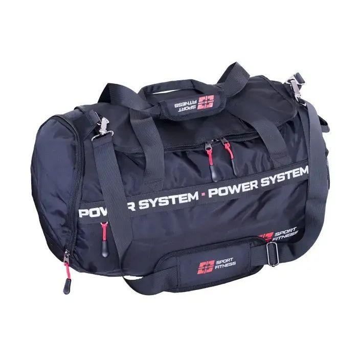 Сумка дорожная Power System PS-7012 Gym Bag Dynamic Чорно-Червона (7012BR-3)