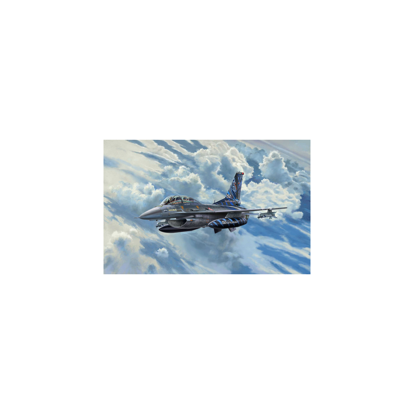 Збірна модель Revell Літак F-16D Tigermeet 2014 рівень 4, 1:72 (RVL-03844) зображення 4