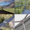 Палатка Naturehike NH18T030-T 20D Cloud Up 3 Updated Темно-Зелений (6927595765685) изображение 3