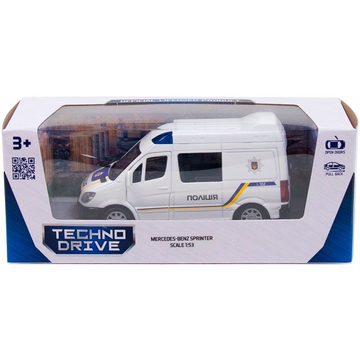 Машина TechnoDrive Mercedes-Benz Sprinter Полиция (250294) изображение 11