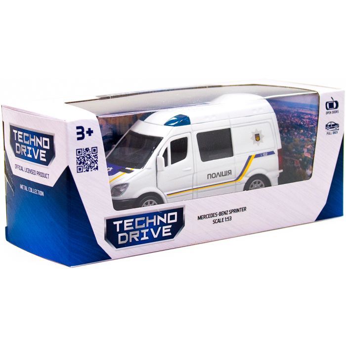 Машина TechnoDrive Mercedes-Benz Sprinter Полиция (250294) изображение 12
