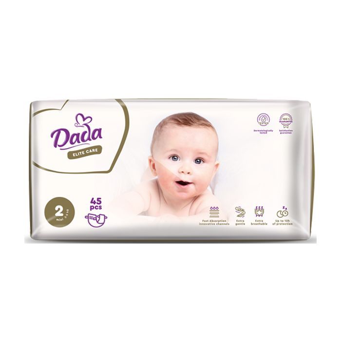 Підгузки Dada Elite Care Mini 2 (3-5 кг) 45 шт (4820174981082)